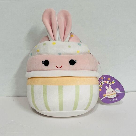 Squishmallows 8” Ileana The Easter Cupcake Plush   NWT - Picture 1 of 4